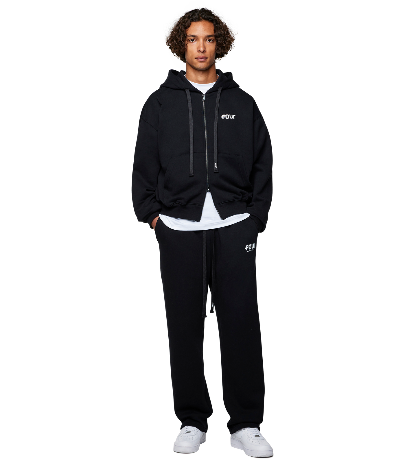 STRAIGHT-LEG BROEK MET LOGO