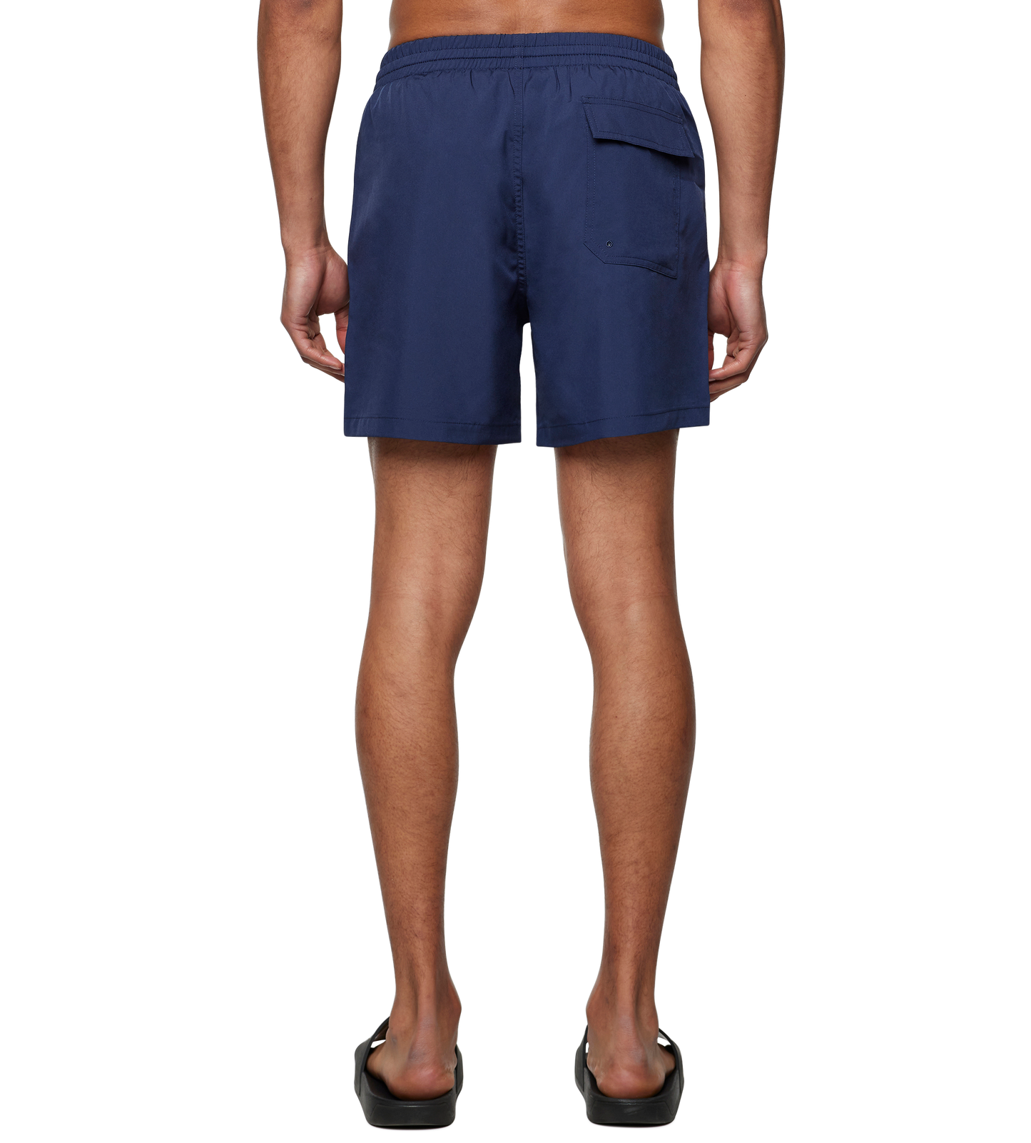 Circles Swim Shorts Marine Blue/ Neon Green