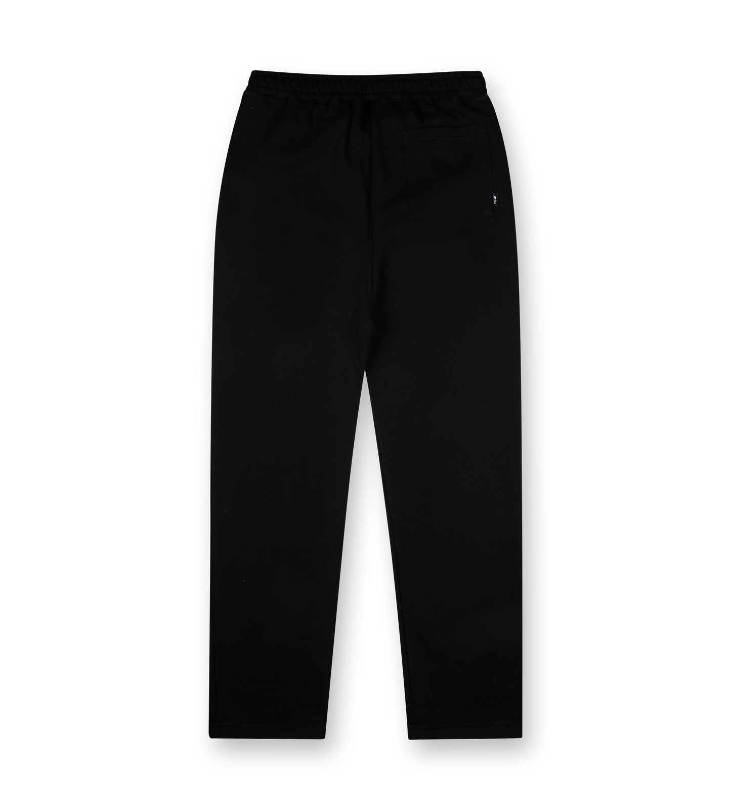Outline Logo Straight Leg Pants Black