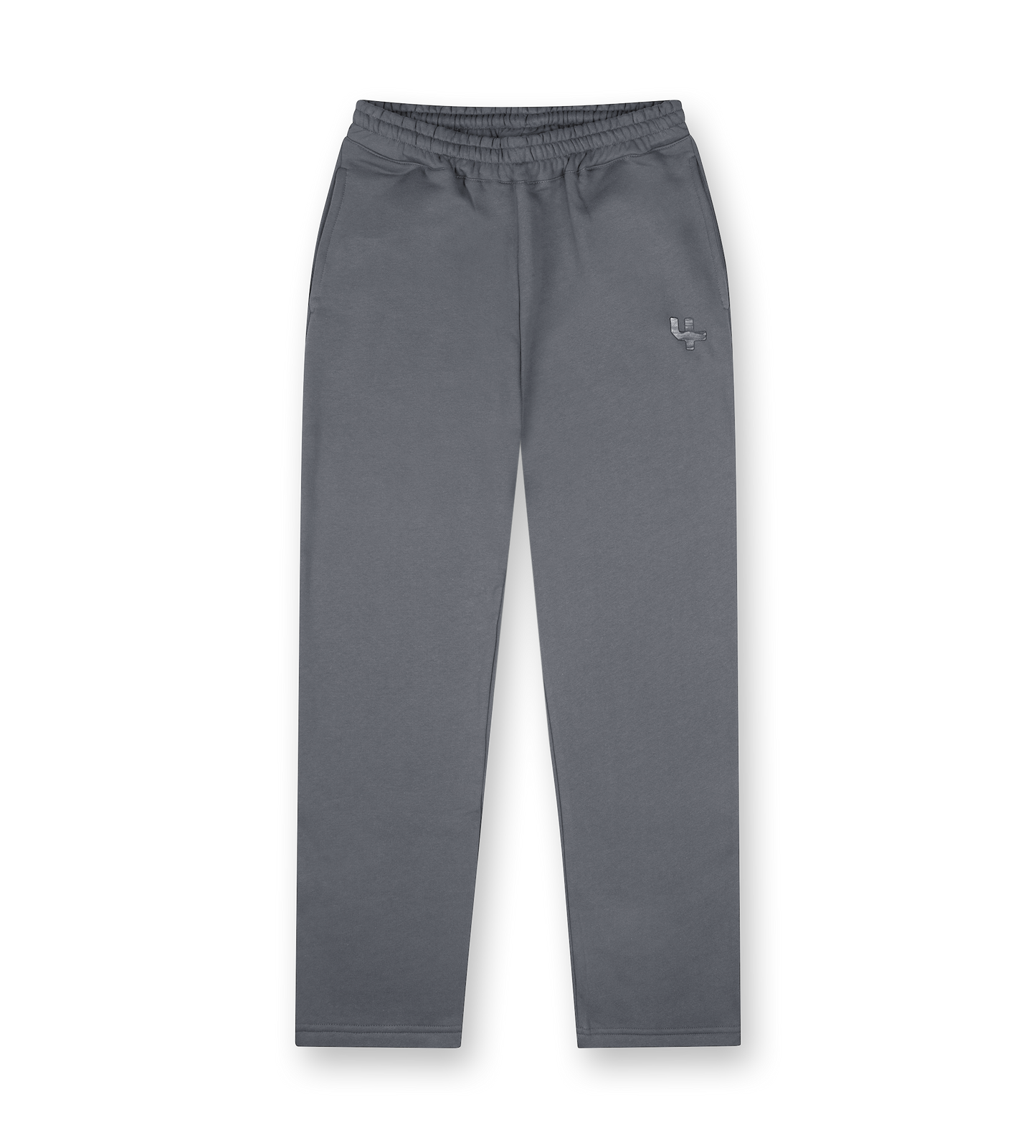 Outline Logo Straight Leg Pants Black Sand