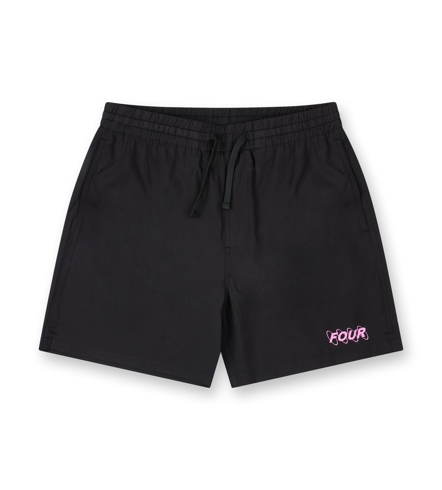 Circles Swim Shorts Black/Pink
