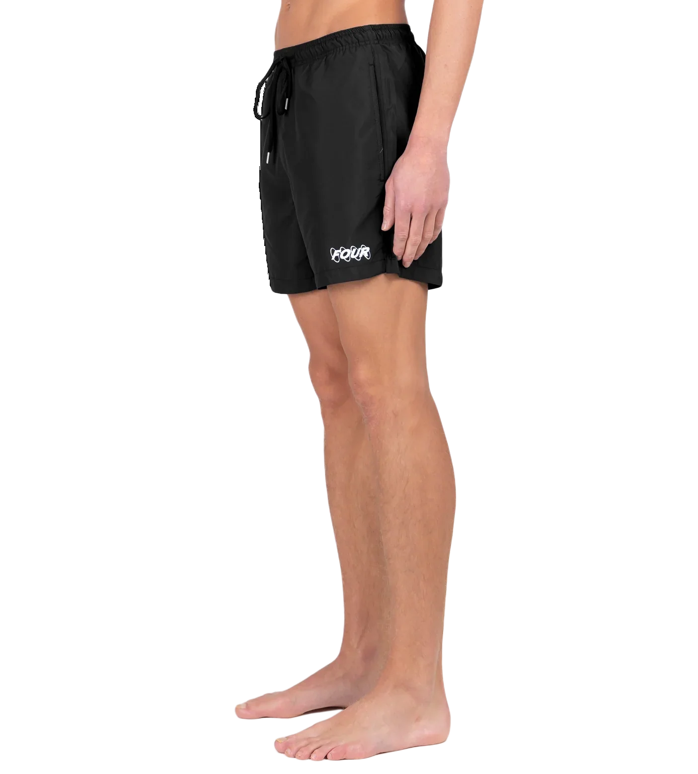 Circles Swim Shorts Black/ White