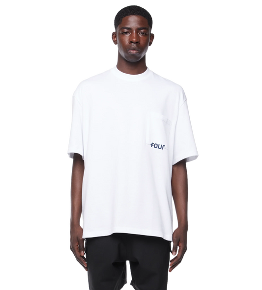 Logo Pocket Tee White